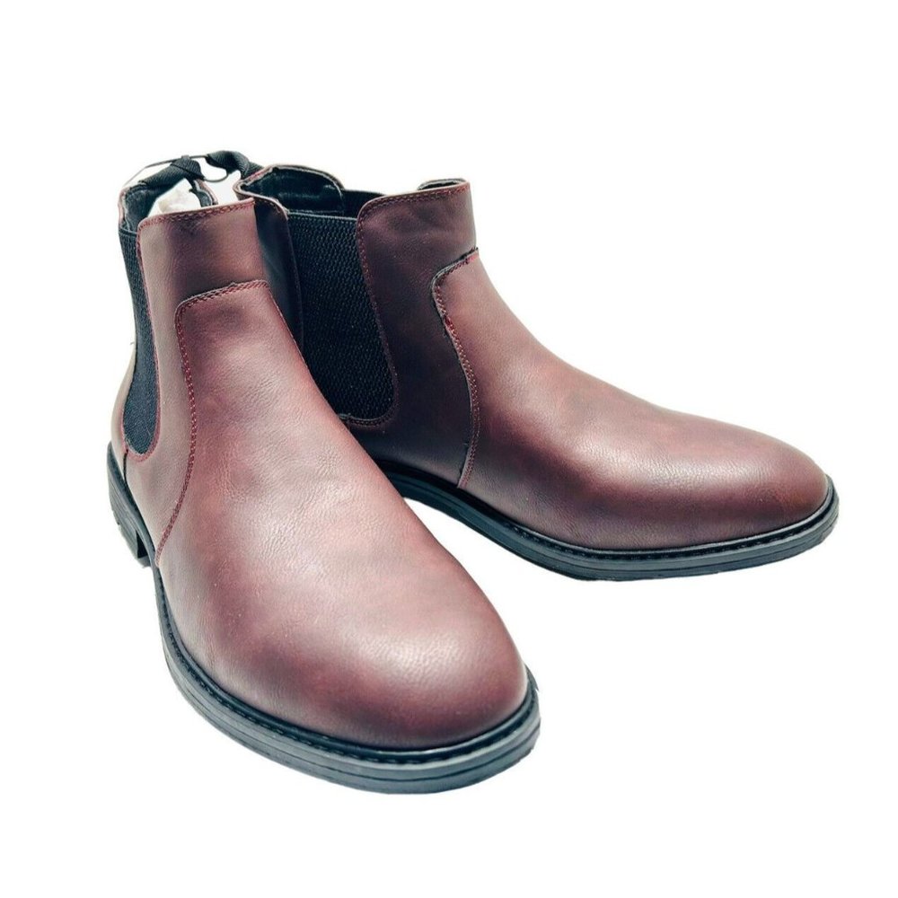 Men’s Brown Business Casual Ankle Boots ( Size 12 1/2 ) Winter/ Spring Wear